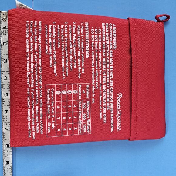 2 - As Seen On TV Potato Express Microwave Potato Cooker Bags NEW Gadget Cooking - Picture 10 of 16